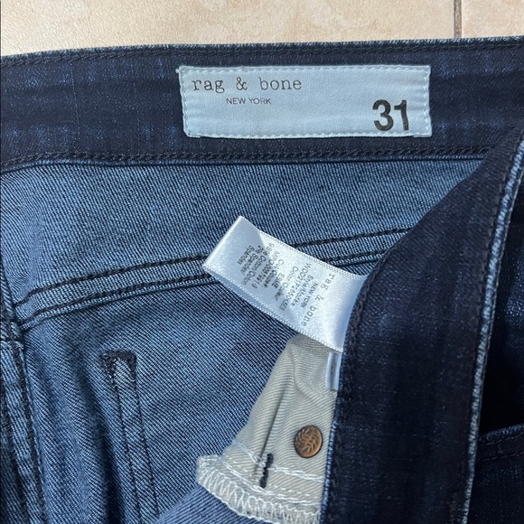 rag & bone Dark Indigo Skinny Jeans Size 31 - Picture 2 of 6